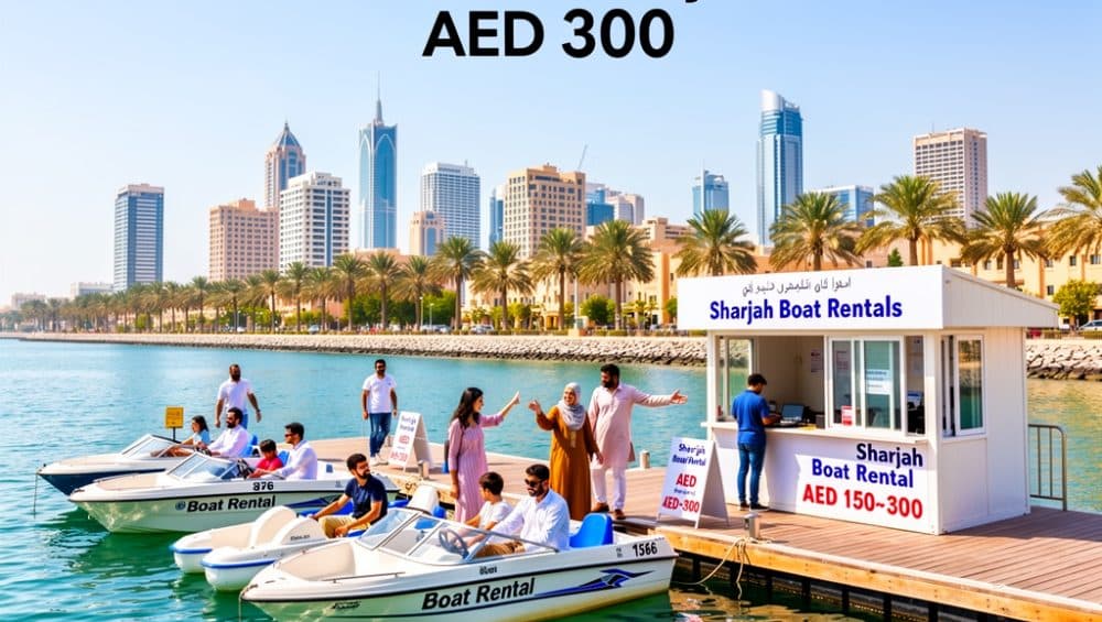 Best Budget-Friendly Boat Rentals in Sharjah Under AED 300